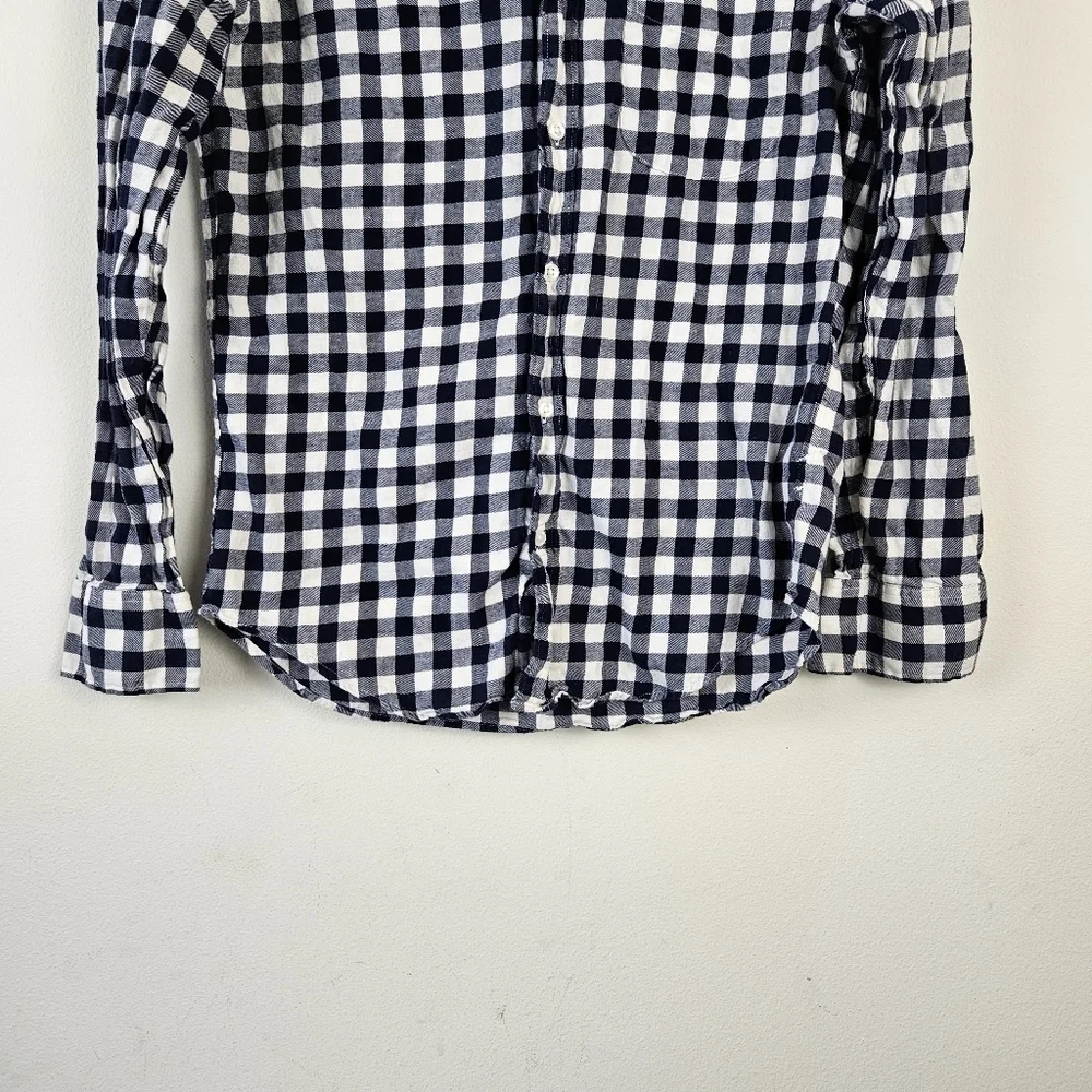 J.CREW Men's Plaid Slim Untucked Shirt Size Small